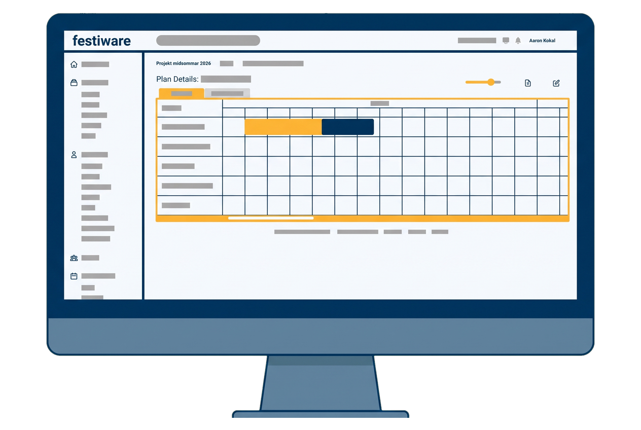 Produktansicht: Scheduler in festiware