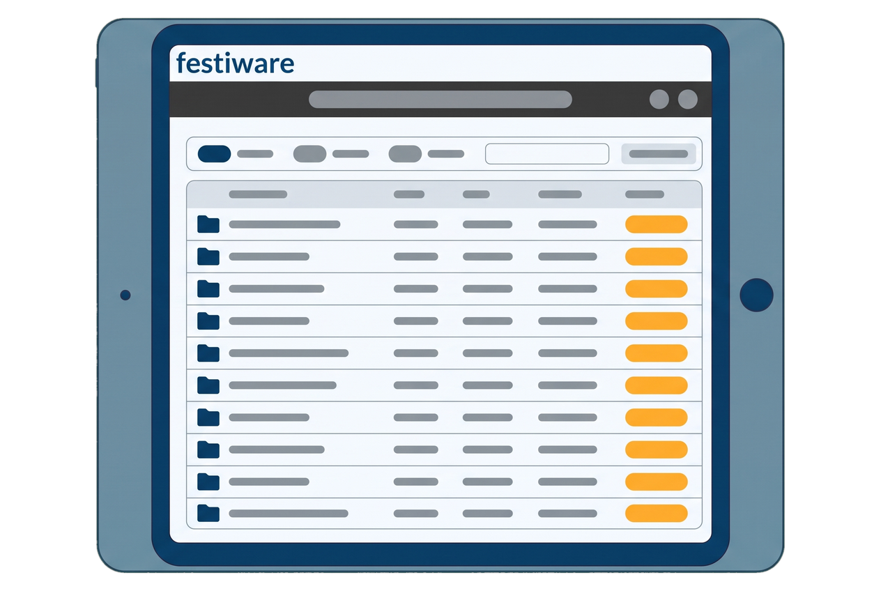 Produktansicht: Vertragsmanager in festiware